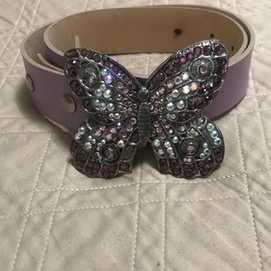 Rhinestone Butterfly belt